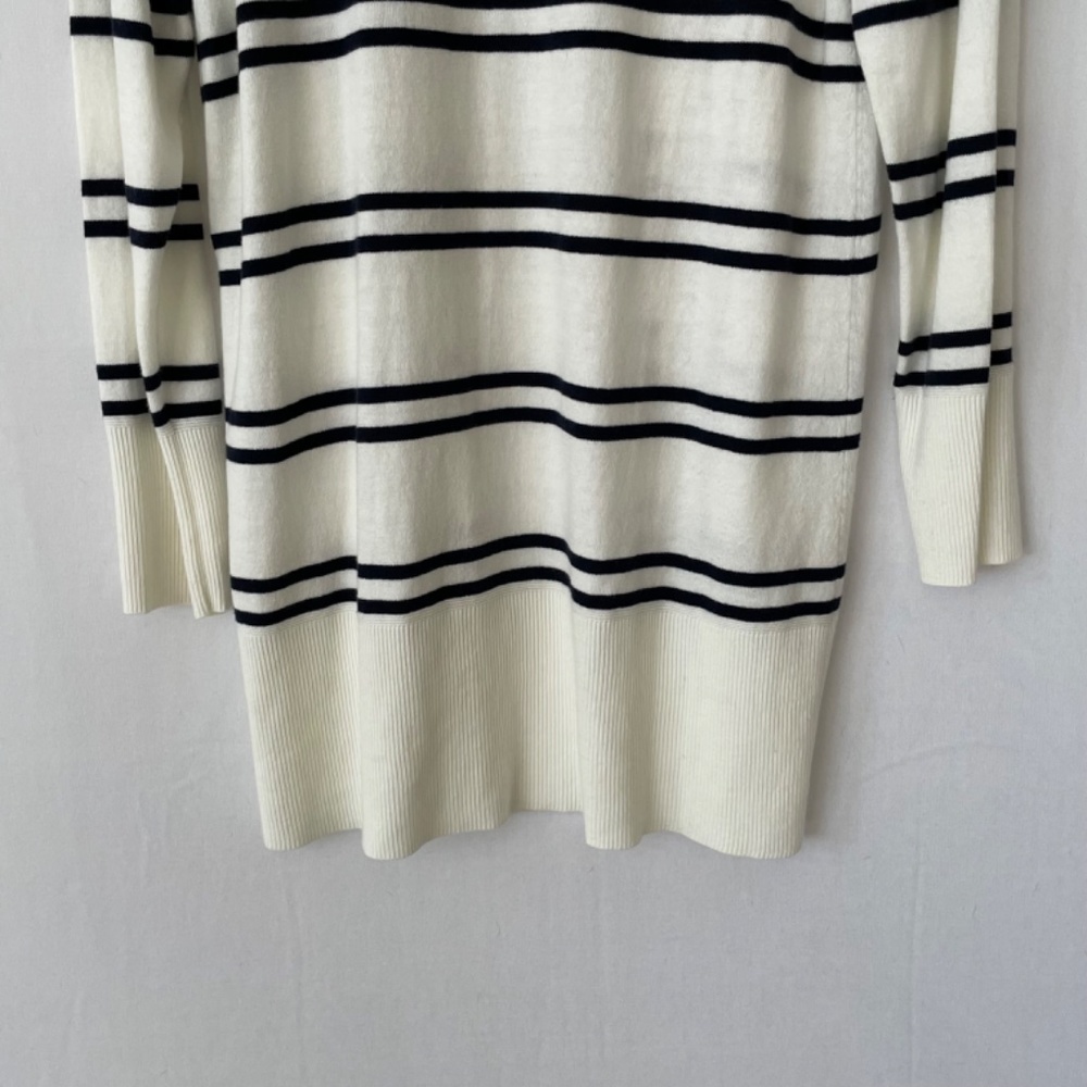 Talbots Size Medium Long Line Open Front Cardigan… - image 3